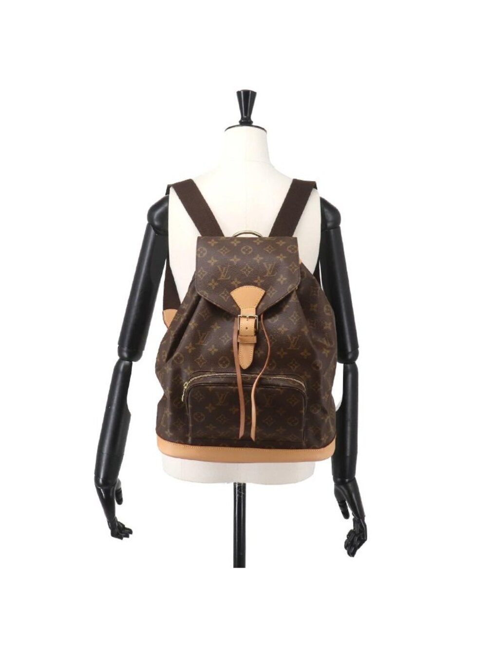 Louis Vuitton Monogram Montsouris GM Backpack Brown - Picture 10 of 10